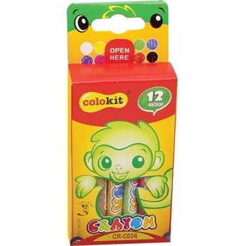 Voskovky COLOKIT "Crayon" 12 rôznych farieb