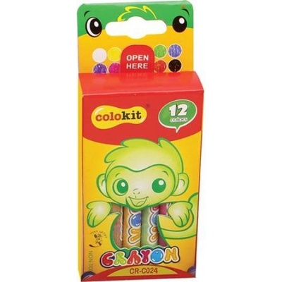 Voskovky COLOKIT "Crayon" 12 rôznych farieb