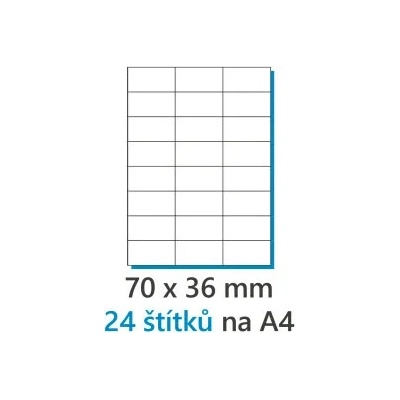 Etikety univerzálne 297x420mm Agipa A3 100 hárkov