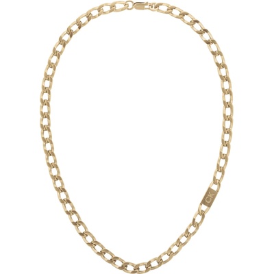 Calvin Klein Masivní pánský pozlacený řetízek 35000252