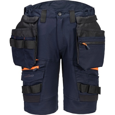 Portwest dx4 holster dx444 / Еластични къси панталони - тъмносиньо uk 33/eu 48 (dx444nvr33)