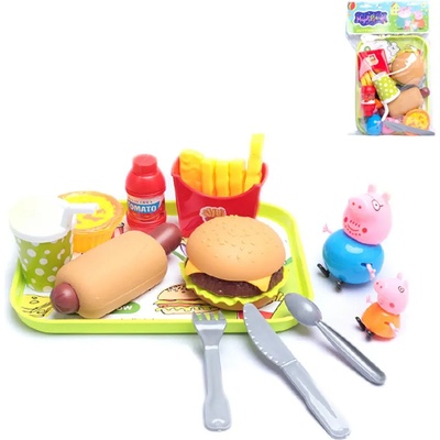 Kikky Прасенца Peppa Pig и Fast Food меню за сглобяване Kikky - Код W4151