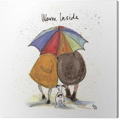 Obraz na plátne Sam Toft - Warm Inside, 2 cm - 30×30 cm
