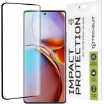 Techsuit защитно пълно покриващо стъкло 111D за Motorola Edge 40 Pro - Черен KP29988