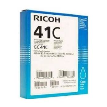 Ricoh Касета с мастило-гел RICOH Cyan Gel High Yield GC 41C, 2200 копия, Син, RICOH-INK-GC41C
