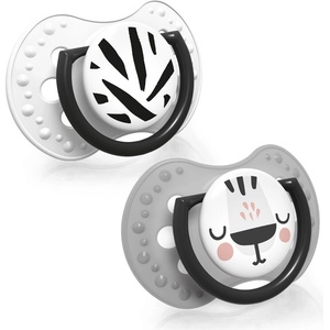 LOVI Силиконови залъгалки Lovi - Salt & Pepper, 0-3 m, 2 броя (22/877)