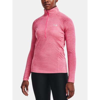 Under Armour Дамска тениска Under Armour Tech 1/2 Zip - Twist Under Armour | Rozov | ЖЕНИ | XS