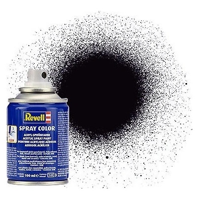Revell Spray Color farba v spreji 100 ml 08 black matt