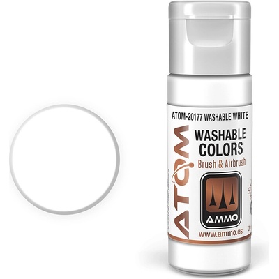 AMMO by MIG Jimenez ATOM WASHABLE COLOR White 20ml