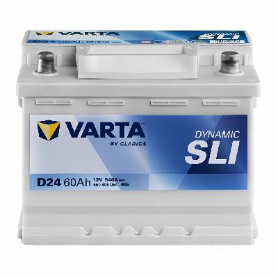VARTA D24 Blue Dynamic 12V 60Ah 540A right+ (560 408 054)
