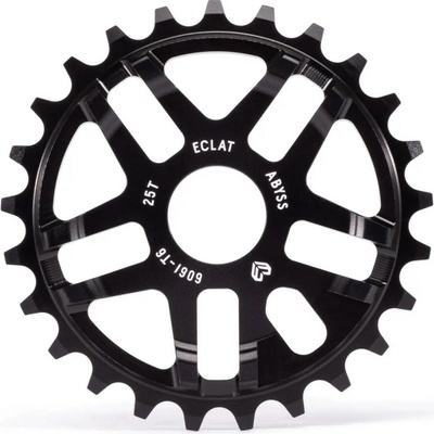 ECLAT prevodník Abyss BMX Sprocket Black 25T BLACK