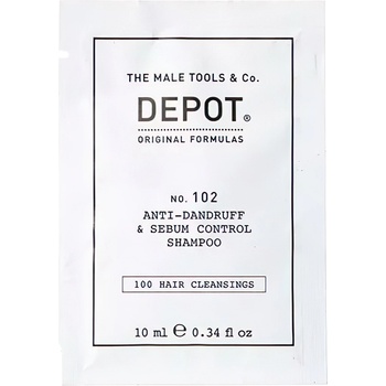 Depot 100 Hair Cleansing No. 102 Botanical Complex Шампоан за коса против пърхот и контрол на себума 10 ml