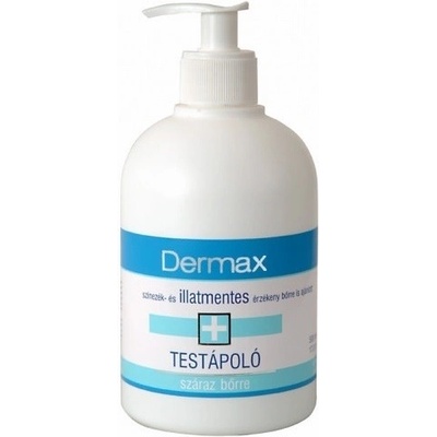 DermaX tělové mléko pro suchou pokožku bez vůně 500 ml