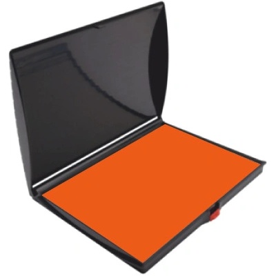 Shiny Poduška pre drevené pečiatky oranžová 17,8 x 12,8 cm