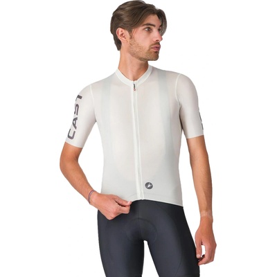 Castelli Entrata Apex jersey Ivory/ Smoky gray