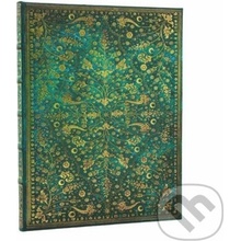 EMERALD FLOWER ULTRA LINED HC JOURNAL PAPERBLANKS