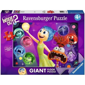 Ravensburger Пъзел за под Ravensburger от 60 части - Отвътре Навън 2 (12004174)