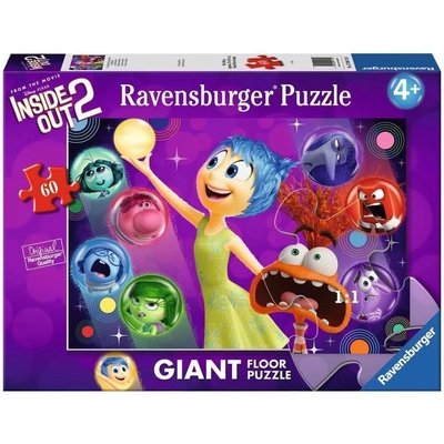 Ravensburger Пъзел за под Ravensburger от 60 части - Отвътре Навън 2 (12004174)