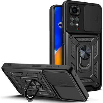 Image 1 of Tech-Protect Калъф с Предпазител за Камера за Xiaomi Redmi Note 11 Pro, Tech-Protect Kickstand Pro Case, Черен (9589046921988)
