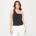 Be You Women's One Shoulder Rib Tank Vest - Black