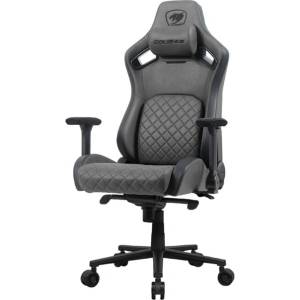 COUGAR Геймърски стол Cougar Gaming Defensor S Jet Gray F, до 150kg, Class 4 газов амортисьор, 4D регулируеми подлакътници, лумбална опора, заден джоб, сив (CGR-DSF-GRB)
