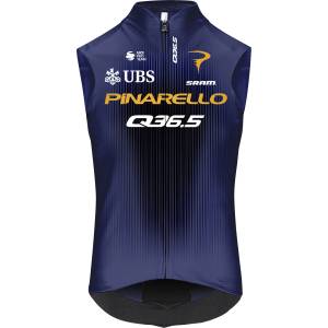 Q36.5 Мъжки елек за колоездене Q36.5 Gregarius Q36.5 Pro Cycling Team Vest 2026 Cycling vest - Nautica Blue (054-0384-0111)