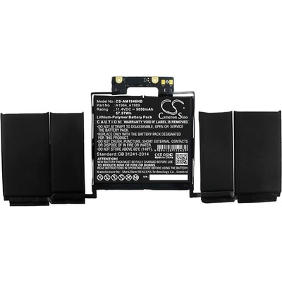 Cameron Sino Батерия за лаптоп Apple MacBook Pro 2.3 GHZ Core I5(I5-8259U) A1989(EMC 3214) A1964, A1989 LiPo 11.4V 5050mAh CAMERON SINO (CS-AM1946NB)