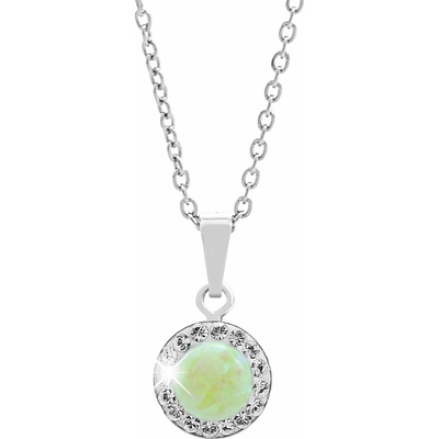 JSB Bijoux Opálek s křišťálovými kameny Swarovski Green 92300040gr (Ag925/1000, 1,86 g)