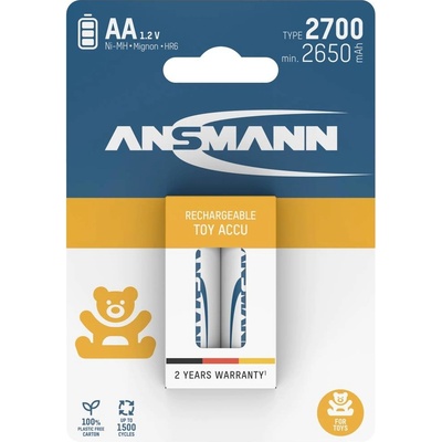 Ansmann Ni-MH AA 2650 mAh 2 ks 1312-0037