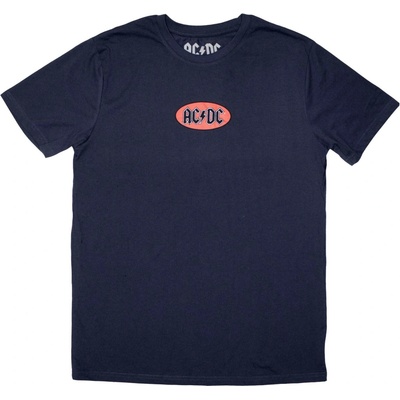AC/DC Mini Oval Logo Modrá
