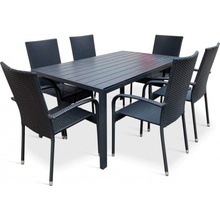 Vikio Zahradní set 140x80 pro 6 osob DT276 antracit
