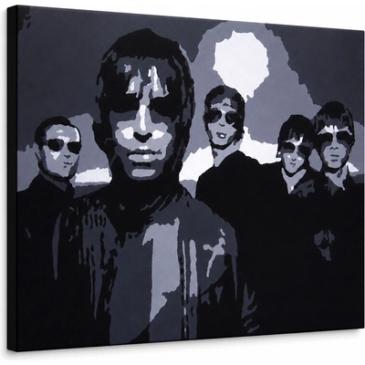 Ručne maľovaný POP Art obraz Oasis - 110x80 cm