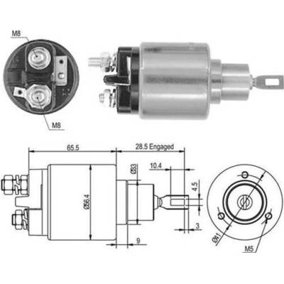 MAGNETI MARELLI Elektromagnetický spínač, startér 940113050435