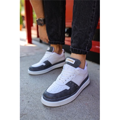 Chekich Мъжки обувки CH201 - Бели с Антрацит #359758 (359758_Бяло)