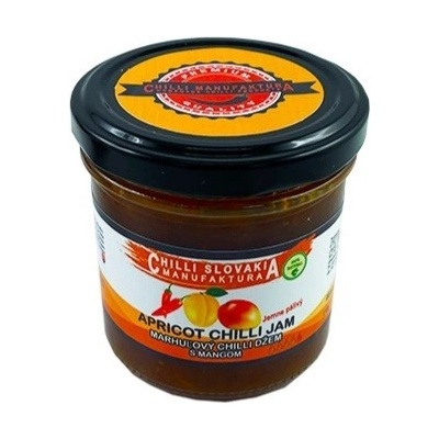 Chilli Manufaktúra Marhuľový chilli jam s mangom 150g