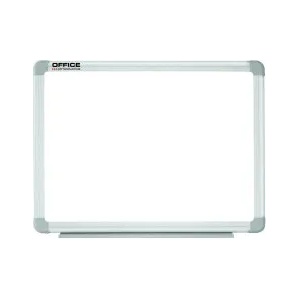 Office products Бяла магнитна дъска с алуминиева рамка 90 х 120 см
