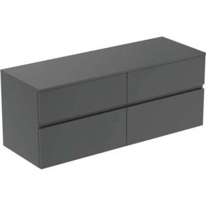 Ideal Standard Finesse - Шкафче за умивалник, 140x51x56 см, 4 чекмеджета, матов антрацит E3441Y2 (E3441Y2)