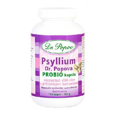 Dr. Popov Psyllium PROBIO 120 kapslí