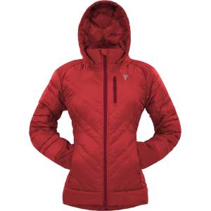 Grüezi Bag Дамско пухено яке Grüezi Bag Women's Lightful DownWool Jacket Down jacket - Cherry - размер XL (104-3343-0715)
