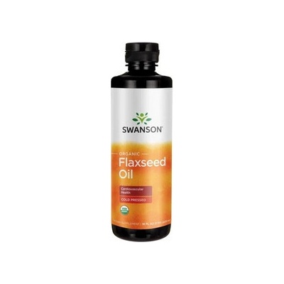 Swanson Organic Flaxseed Oil 473 ml