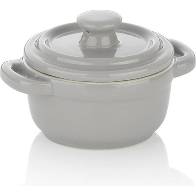 Kela Керамично гювече kela malin с капак - Ø10 см - цвят светлосив (kela 15290)