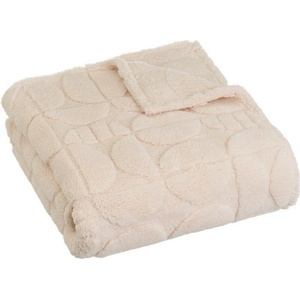 Casa Selección Бежово одеяло от микроплюш 130x160 cm Mid Century - Casa Selección (806418)