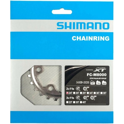 Shimano Prevodník 24z. FC-M8000 XT 34/24z. čierny 64mm