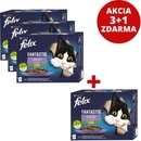 Felix Fantastic lahodný výber so zeleninou v želé s hovädzím kuraťom lososom a pstruhom 12 x 85 g