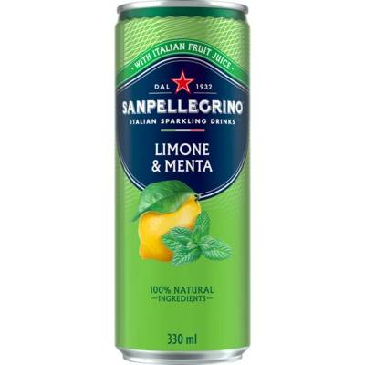 San Pellegrino Mäta citrón 6 x 330 ml
