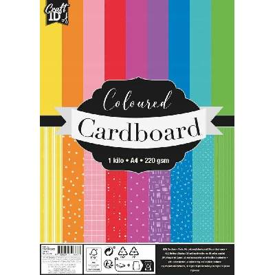 Creative Craft Group Sada jednostranných papírů Mix vzorů (220g/m2,72 listů) A4