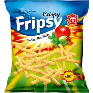 Fripsy Хрупкави пръчици Fripsy Italian mix 50 г