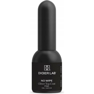 Vrchní lesk s glitry Didier Lab Glitter Top Coat Pink 10 ml