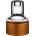 Nude Свещник за класическа свещ Contour с медна основа транспарантен (1076523)