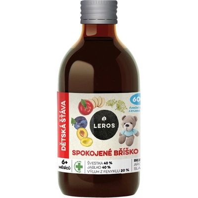 LEROS Šťava detská Spokojené bruško 250ml